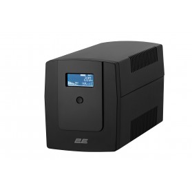 2E Джерело безперебійного живлення DD1200, 1200VA/720W, LCD, USB, 3xSchuko (2E-DD1200)