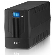 FSP Джерело безперебійного живлення iFP650, 650VA/360W, LCD, USB, 2xSchuko (PPF3602800)