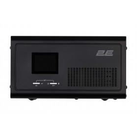 2E Інвертор HI600, 600W, 12V - 230V, LCD, AVR, 2xSchuko + DC output (2E-HI600)