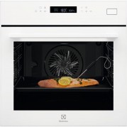 Electrolux Духова шафа електрична, 70л, А+, пара, дисплей, конвекція, ф-ція пароварки, білий (EOB7S31V)