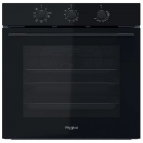 Whirlpool Духова шафа електрична, 71л, A, конвекція, чорний (OMK38HU0B)