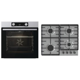 Gorenje Комплект (духовка електрична BO6737E02XK + варильна поверхня газова G642ABX), нерж. (SET_BO6737E02XK_G642ABX)