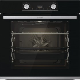 Gorenje Духова шафа електрична, 77л, A+, дисплей, IconLed, пара, макс.темпер.-300, чорний (BOSX6737E09BG)