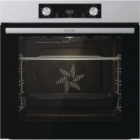 Gorenje Духова шафа електрична, 77л, A+, дисплей, нерж (BO6735E02X)