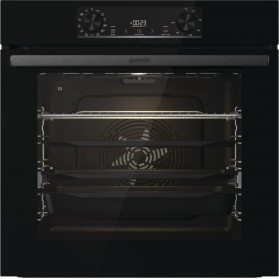 Gorenje Духова шафа електрична, 77л, A+, пара, дисплей, піроліз, чорний (BPS6737E14BG)