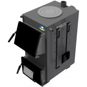 Твердопаливний котел Zubr Classic з плитою 15 кВт (100017)