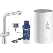 Подвійний кран для кухні Grohe Red Duo 30327DC1 + бойлер combi (4 літра)
