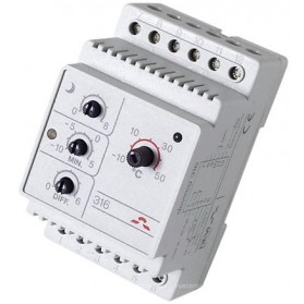 Терморегулятор дротовий електронний DEVI Devireg 316 (140F1075)