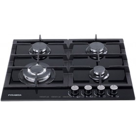 Варильна поверхня газова Pyramida PFG 647 Black Luxe