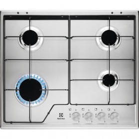 Electrolux Варильна поверхня газова, 60см, нерж (KGS6424SX)